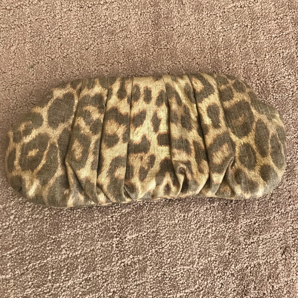 Inge Christopher Leopard Clutch Purse